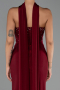 Robe de Soirée Longue Rouge Bordeaux ABU5564