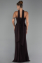 Robe de Soirée Longue Brun ABU5564
