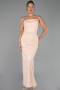 Robe De Soirée Perlé Longue Or ABU5550