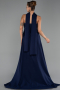 Robe de Soirée Longue Bleu Marine ABU6318