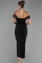 Robe De Soirée Midi Noir ABK2658