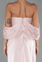 Robe de Soirée Longue Mousseline Poudre ABU6306