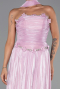 Robe de Soirée Longue Mousseline Poudre ABU6322