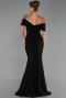 Robe de Soirée Longue Noir ABU6324