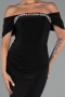 Robe de Soirée Longue Noir ABU6324