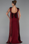 Robe de Soirée Longue Rouge Bordeaux ABU6326