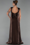Robe de Soirée Longue Brun ABU6326