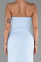 Robe de Soirée Longue Bleu clair ABU6327