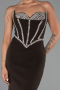 Robe de Soirée Longue Brun ABU6327