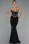 Robe de Soirée Longue Noir ABU6327