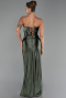 Robe de Soirée Longue Kaki ABU4944