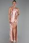 Robe De Soirée Longue Poudre ABU4944