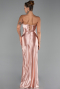 Robe De Soirée Longue Poudre ABU4944