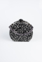 Sac De Soirée Luxe Pierreux Noir-Argent SH854