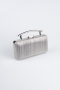 Sac de Soirée Luxe Coupe Au Laser Platine SH857