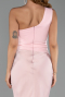 Robe de Soirée Longue Satin Poudre ABU6331