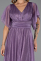 Robe De Soirée Grande Taille Longue Lilas ABU5323