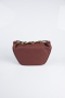Sac de Soirée Luxe Cuir Rouge Bordeaux KC476