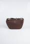 Sac de Soirée Luxe Cuir Brun KC476