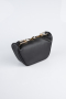 Sac de Soirée Luxe Cuir Noir KC476