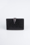 Sac de Soirée Luxe A motifs Noir KC713