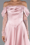 Tenue de Soirée Midi Satin Poudre ABK2552