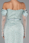 Tenue de Soirée Midi Perlé Menthe ABK2663