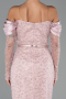 Tenue de Soirée Midi Perlé Poudre ABK2663
