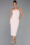 Robe De Soirée Midi Poudre ABK2664