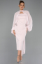 Robe De Soirée Midi Poudre ABK2664