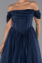 Robe de Cérémonie Midi Bleu Marine ABK2665