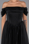 Robe de Cérémonie Midi Noir ABK2665