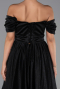 Robe de Cérémonie Midi Noir ABK2665