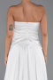 Robe de Soirée Longue Dantelle Blanc ABU5615