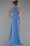 Robe de Soirée Longue Indigo ABU5918