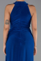 Robe de Soirée Longue Bleu Saxe ABU5918