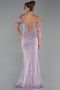 Robe de Soirée Longue Lavande ABU6341
