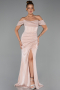Robe de Soirée Longue Poudre ABU6341