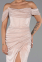 Robe de Soirée Longue Poudre ABU6341
