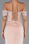 Robe de Soirée Longue Poudre ABU6341