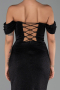 Robe de Soirée Longue Noir ABU6341