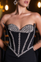 Robe de Soirée Longue Noir ABU6327