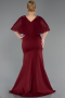 Robe De Soirée Grande Taille Longue Rouge Bordeaux ABU6353