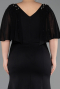 Robe De Soirée Grande Taille Longue Noir ABU6353