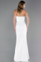 Robe de Soirée Longue Blanc ABU6366