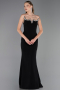 Robe de Soirée Longue Noir ABU6366
