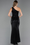 Robe de Soirée Longue Noir ABU6368