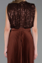 Robe de Soirée Longue Brun ABU3326