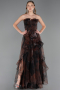 Robe de Soirée Longue Brun ABU3360