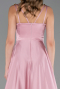 Robe de Soirée Longue Satin Poudre ABU5146
